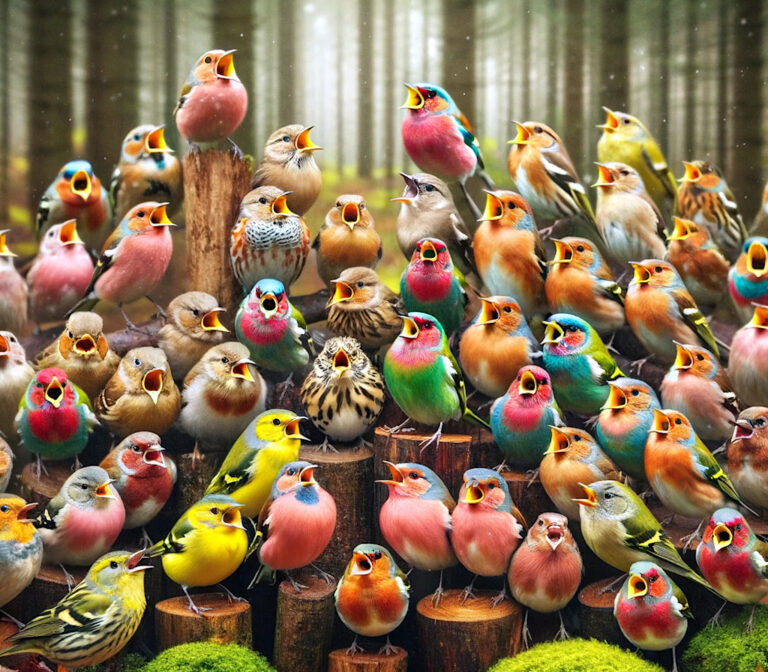 Vogelgesang - Singvögel im Wald